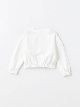 Bisiklet Yaka K?z ?ocuk Sweatshirt - Waikiki фото 3