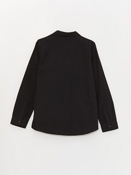 Basic Uzun Kollu Erkek ?ocuk G?mlek