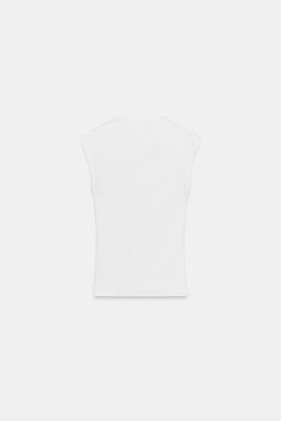 STRETCH RIB T-SHIRT - Zara фото 27