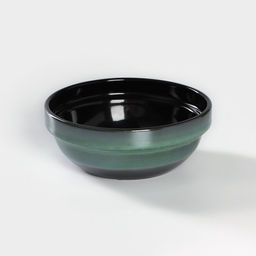 Тарелка Хорекс Verde notte, 600 мл, d=15.5 см, фарфор, бирюзовая