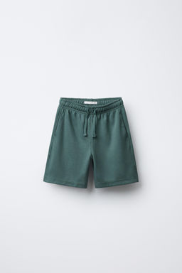 INTERLOCK SHORT SLEEVE HOODIE AND BERMUDA SHORTS SET - Zara фото 4