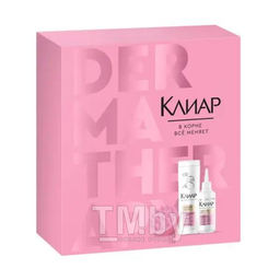 КЛИАР набор DERMA ENERGY д/роста волос (шампунь 200мл+скраб 150мл+массажер д/мытья головы)