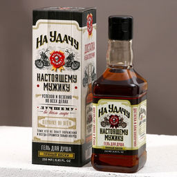 Гель для душа виски На удачу, 250 мл, аромат виски, HARD LINE