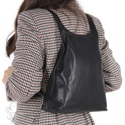 Рюкзак женский кожаный 9021VG black Vitelli Grassi в Новосибирске