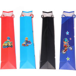 Пакет подарочный "Весёлый транспорт" 26*32*10 см, микс