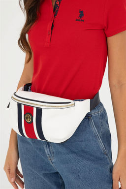 U. S. Polo Assn / Женская белая поясная сумка - U.s. polo assn фото 2