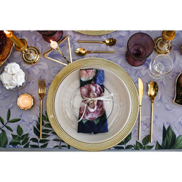 Набор столовый Этель Цветочный этюд, скатерть 220х150 см, салф. 40х40 см-12 шт, 100% хлопок  фото 6