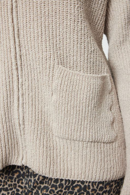 Tas More Sustainable Genis Kal?p Yumusak Dokulu Cep Detayl? Triko H?rka TWOAW25HI00314