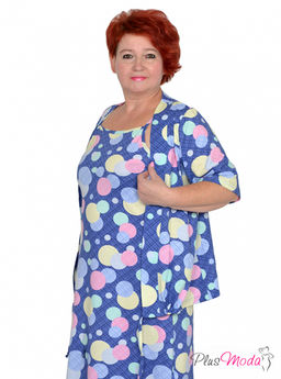 Кардиган-накидка Модель №1519 размеры 44-84 - Plusmoda фото 10