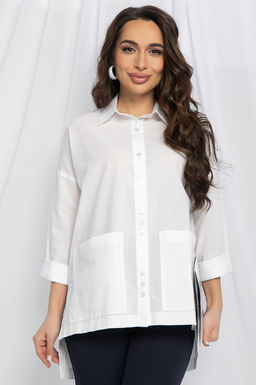 Рубашка Безупречный вкус (белая) Б13089-29М - Lt collection фото 8