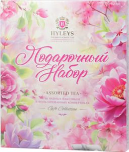 HYLEYS. 8 марта. Ассорти «Цветы». Розовые карт.упаковка, 36 пак