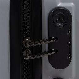 Чемодан малый 20 кодовый замок, цвет серебряный - Simaland фото 7