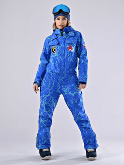 Женский зимний сноубордический комбинезон Alpha Endless 222/220518-2_012 Голубой  фото 5