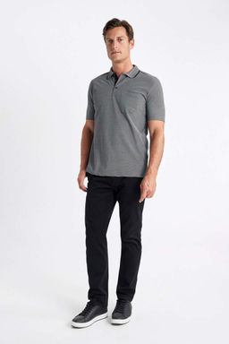 Regular Fit Basic Duz K?sa Kollu Pike Polo Tisort - Defacto фото 5