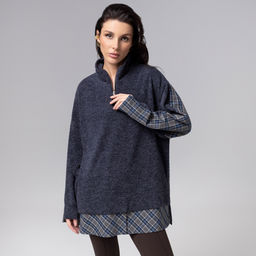 Свитшот утеплённый, Путешествие начинается (синяя туманность) - Charutti фото 2