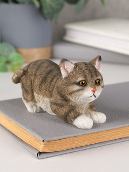 Цена за 2 шт. Фигурка Кошка 6,5 см серая / YX33101 /уп 2/36/ - Галеонтрейд фото 2