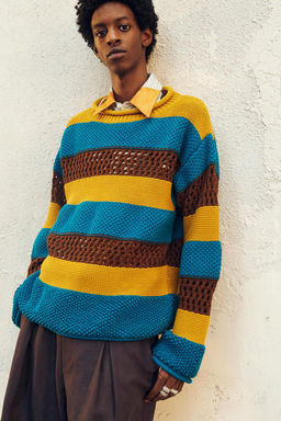 LIMITED EDITION COMBINED TEXTURES SWEATER - Zara фото 2
