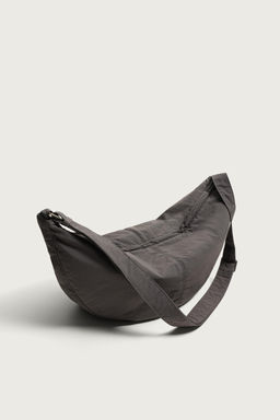 BOLSO HOMBRO NYLON M / Gris Topo - Zara фото 2