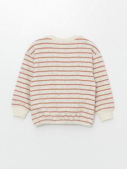 Bisiklet Yaka ?izgili Uzun Kollu K?z ?ocuk Sweatshirt - Waikiki фото 2