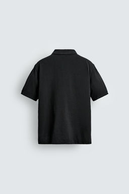 POLO PIQU? LAVADO AARON LEVINE X ZARA / Negro  фото 8