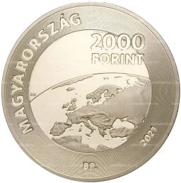 2000 форинтов 2021 года Венгрия  Представительство Венгрии в Совете Европы