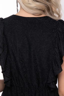 Платье Аурелия (мерцающий черный) П8003 - Lt collection фото 5