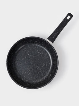 Сковорода Доляна Black Rock, d=26 см, ручка софт тач, антипригарное покрытие, индукция, чёрная