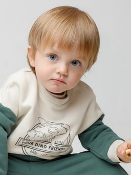 КР 302851/светло-бежевый 0783 к604 джемпер (свитшот) д/мал яс