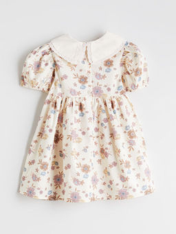 ?i?ekli K?z ?ocuk Elbise