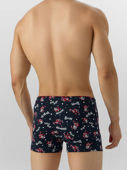 Цена за 2 штуки! Трусы боксеры мужские с новогодним принтом - Mark formelle фото 4