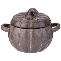 Блюдо для запекания Agness Тыква керамическое 600 мл 17.7×13×12 см фото 2