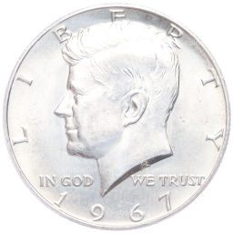 1/2 доллара (50 центов) 1967 года США