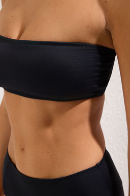 TRENDYOLMILLA Leopar Desenli Straplez Yuksek Bel Hipster Bikini Tak?m? TBESS22BT0018 фото 36