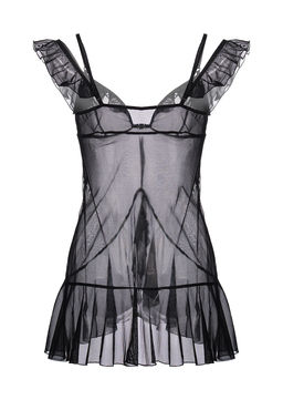 Комбинация Erolanta Marianna с бретелями-крылышками, черный (50-52)  фото 9