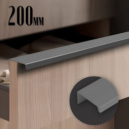 Цена за 2 шт. Ручка CAPPIO RT001, L=200 мм, м/о 160 мм, цвет графит