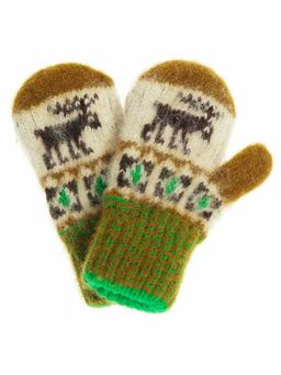 Варежки детские "Лось" 0205-3