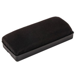 Губка-стиратель магнитная для маркерных досок 15х6,5х3,7см, пластик/фетр/магнит, цвета в ассортименте: черный; красный; зеленый, в п/эт пакете (Китай) - Домашняя Мода фото 2