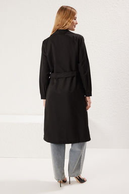 Trendyolmilla Bej Kusakl? Su Itici Uzun Trenckot TWOAW24TR00003  фото 5