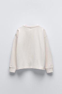 HEAVY JERSEY LABEL T-SHIRT - Zara фото 4