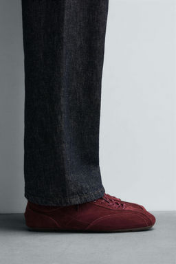 ULTRA-THIN SOLE LEATHER TRAINERS - Zara фото 5