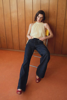 Limited Edition Pudra Yakas? Baglama Detayl? Ucus Ucus Astarl? Sifon Dokuma Bluz TWOSS26BZ00328