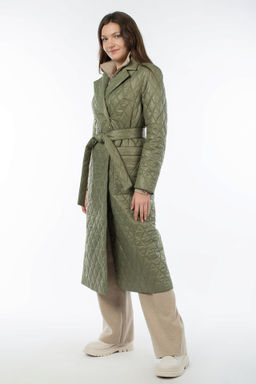 01-10766 Пальто женское демисезонное (пояс)