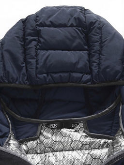 Куртка мужская стёганая с капюшоном с графеновой подкладкой бежевого цвета 9625_1B - Valianly фото 39