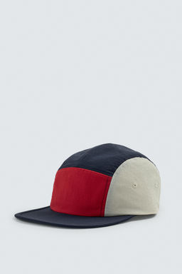 GORRA T?CNICA VISOR PLANO COLOR BLOCK / Marino - Zara фото 5