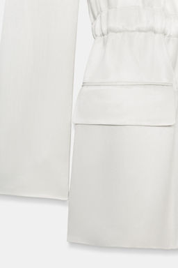 BLAZER SATINADA ZW COLLECTION / Hielo - Zara фото 8