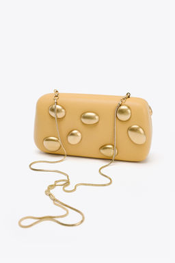 CLUTCH WITH METAL APPLIQU_S - Zara фото 3