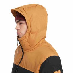 Куртка Timberland Jacket Hood Puffer оранжевая  фото 2