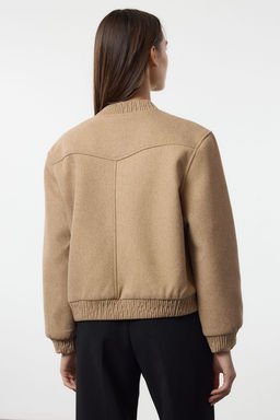 TRENDYOLMILLA Antrasit Kase Bomber Ceket Mont TWOAW25MO00070  фото 5