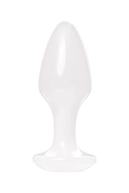 Анальная втулка TOYFA, акрил, белый, 8 см, 2,8 см