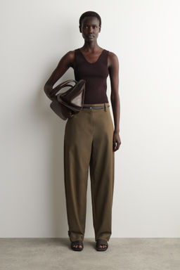 PANTAL?N UTILITY DE ALGOD?N BARREL LEG - H&m фото 3